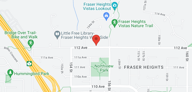 map of 15525 112 AVENUE